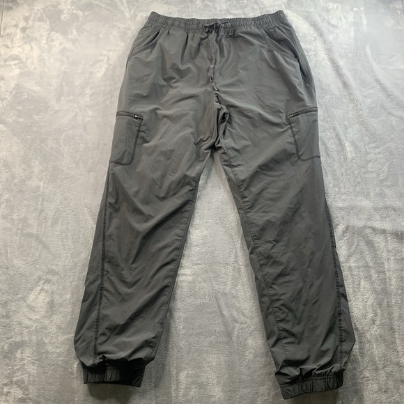 Eddie Bauer Pants - Eddie Bauer Polar Fleece Lined Tech Pants Women's 14 Gray Cargo Warm Hiking